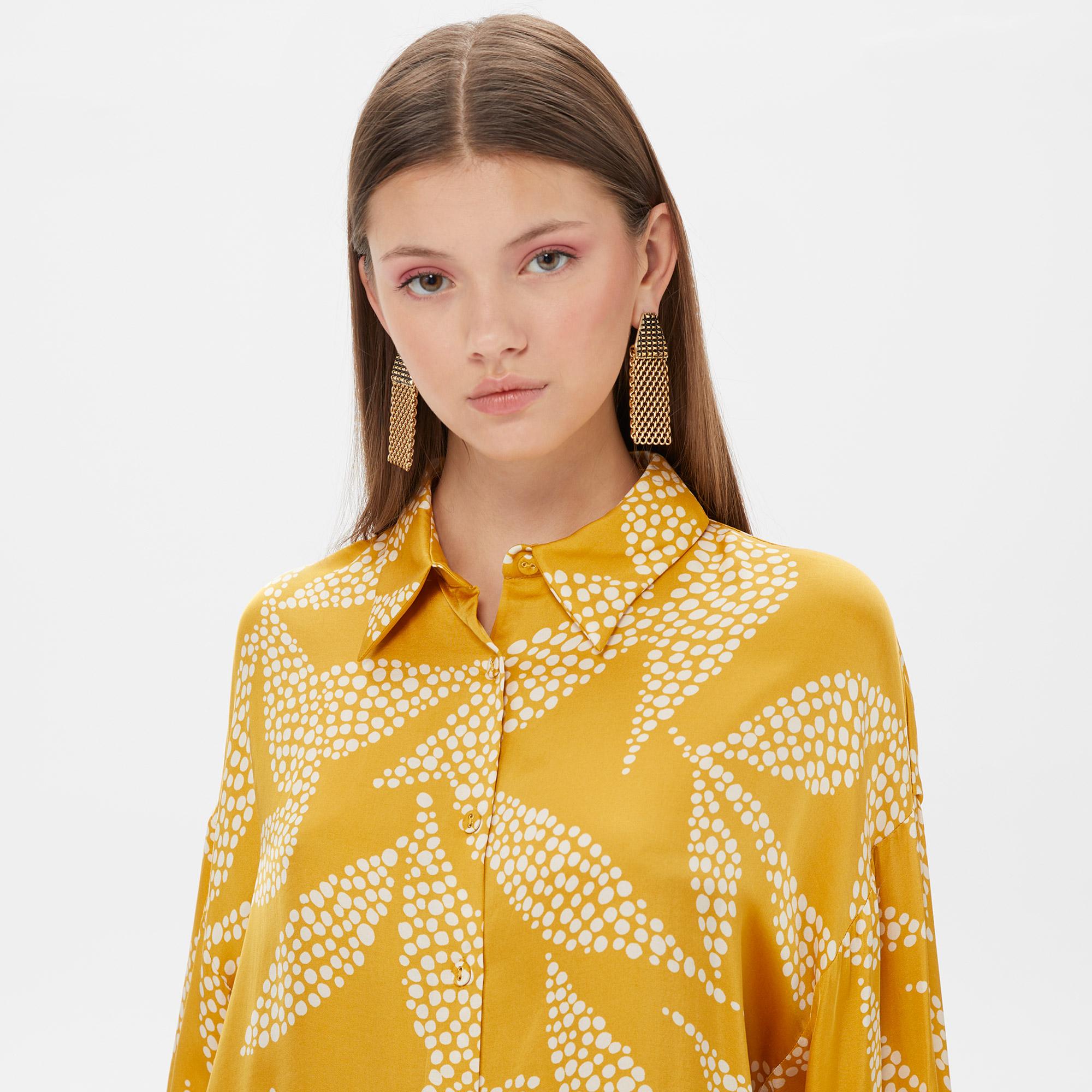 Dahlia Bianca Penelope Kadın Sarı Gömlek
