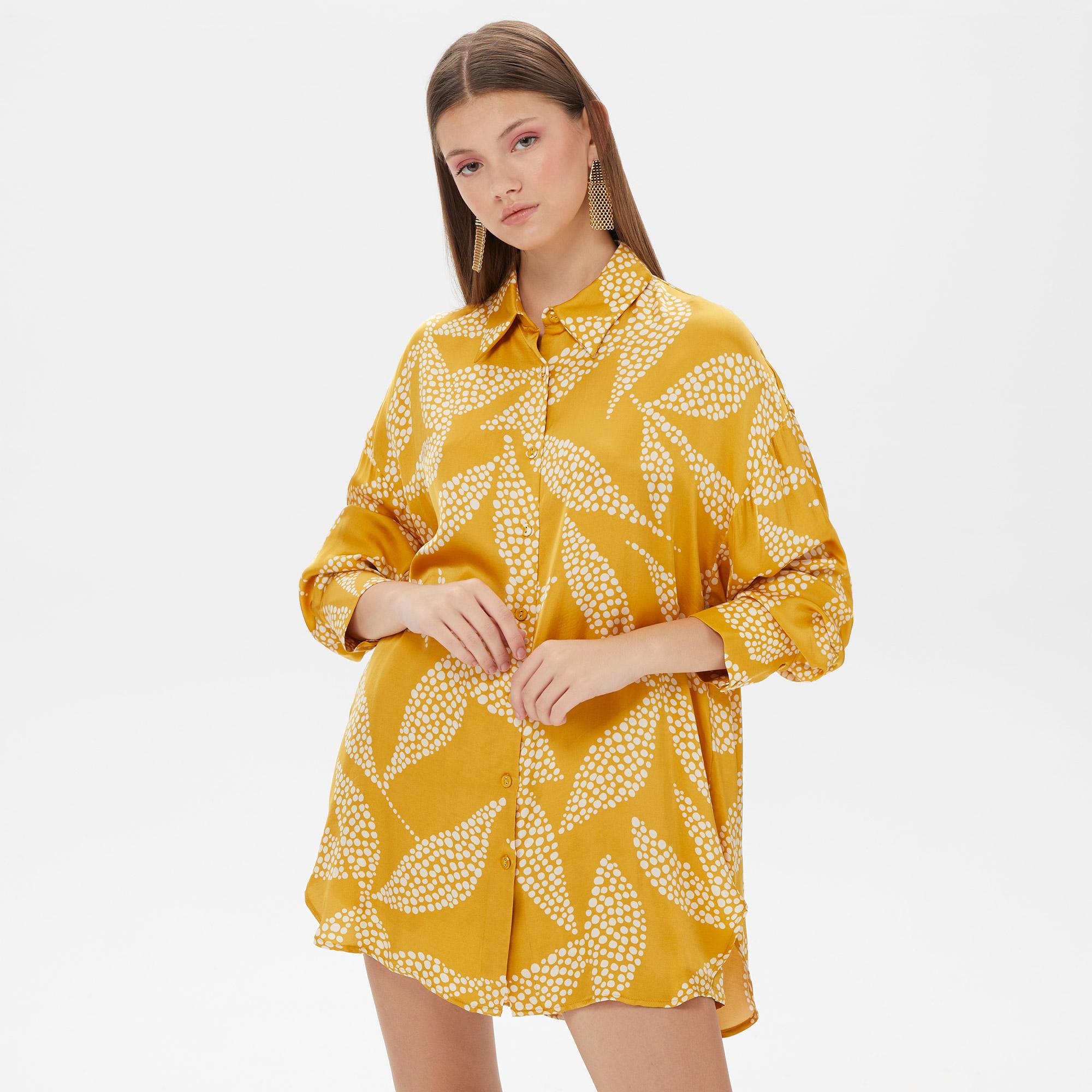 Dahlia Bianca Penelope Kadın Sarı Gömlek
