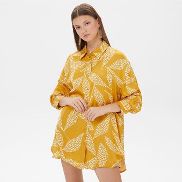  Dahlia Bianca Penelope Kadın Sarı Gömlek