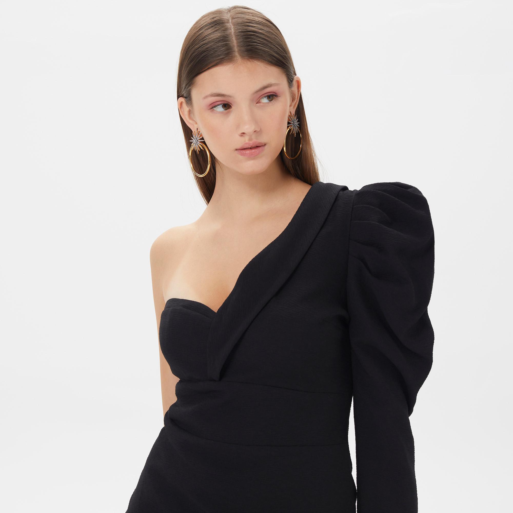 Dahlia Bianca Sue Ellen Kadın Siyah Elbise