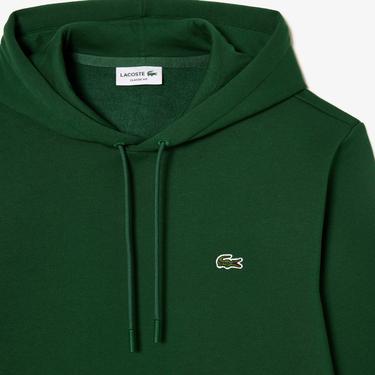 Lacoste Erkek Classic Fit Kapüşonlu Yeşil Sweatshirt