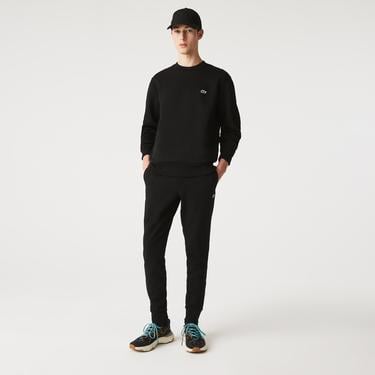  Erkek Classic Fit Bisiklet Yaka Siyah Sweatshirt