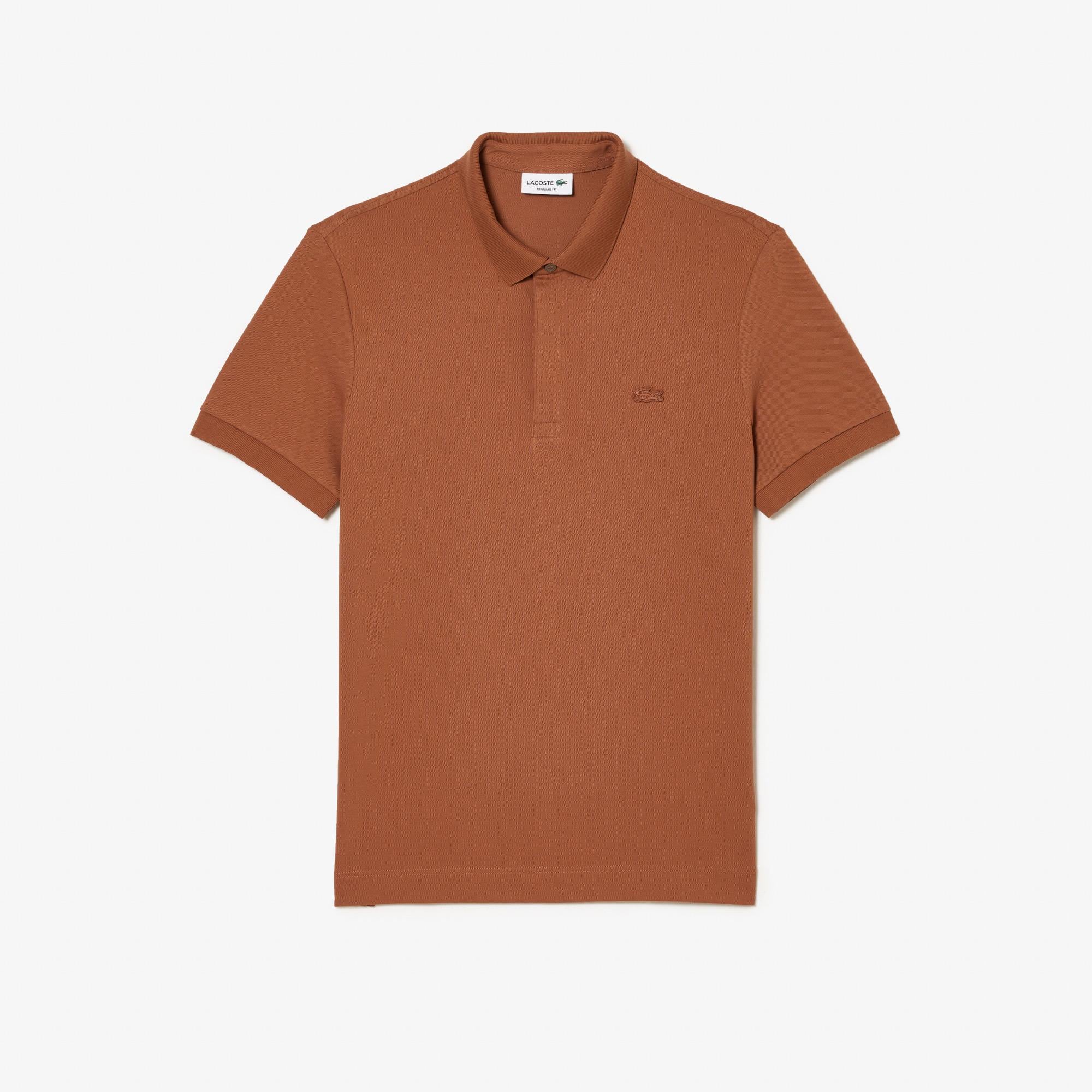 Erkek Regular Fit Kahverengi Paris Polo