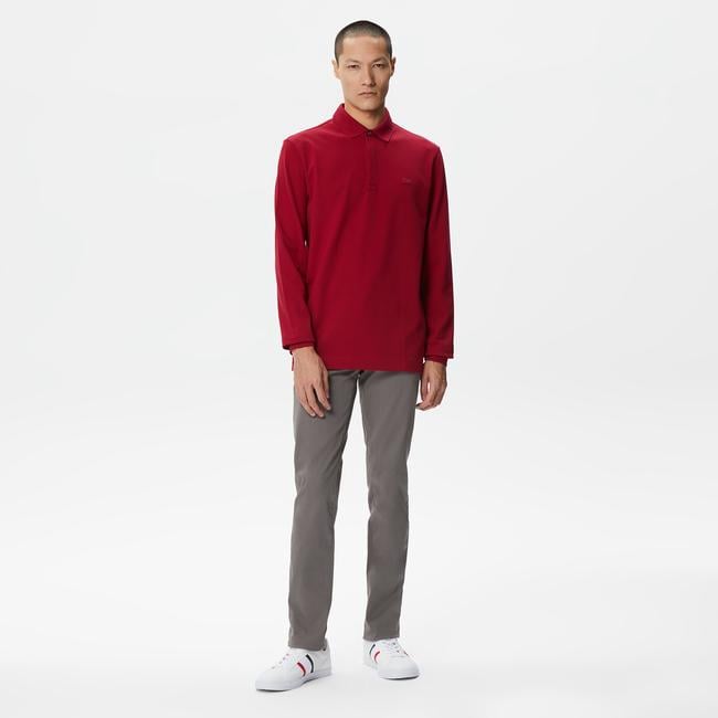  Lacoste Slim Fit Stretch Erkek Kahverengi Pantolon