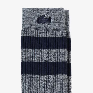  Lacoste Erkek Gri Çorap