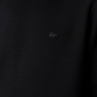  Erkek Slim Fit Kapüşonlu Siyah Sweatshirt