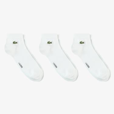  Unisex 3'lü Beyaz Çorap