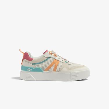 Lacoste L002 Kadın Krem Sneaker