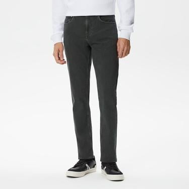  Erkek Slim Fit Denim Yeşil Pantolon