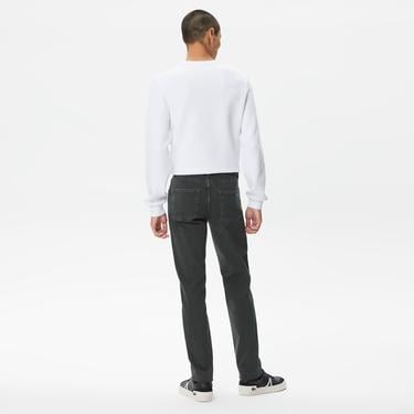  Erkek Slim Fit Denim Yeşil Pantolon