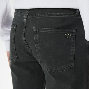  Erkek Slim Fit Denim Yeşil Pantolon