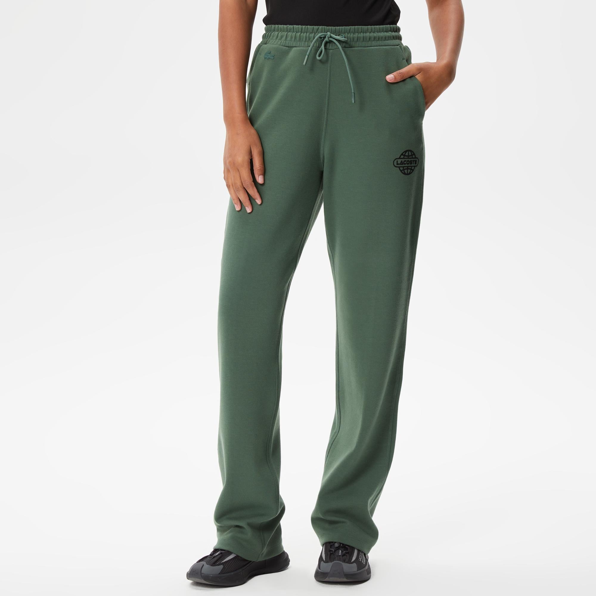 Kadın İspanyol Paça Yeşil Eşofman Altı