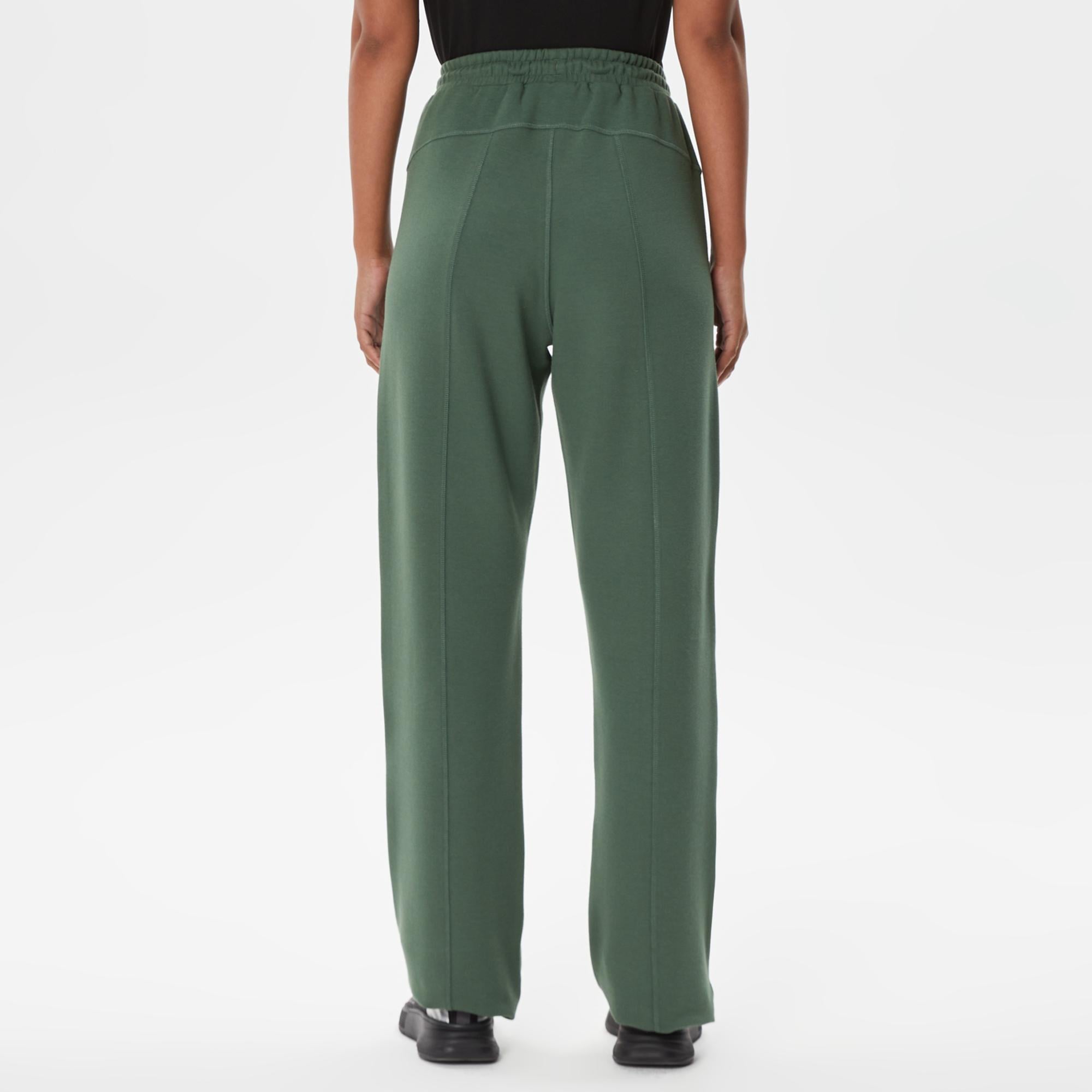 Kadın İspanyol Paça Yeşil Eşofman Altı