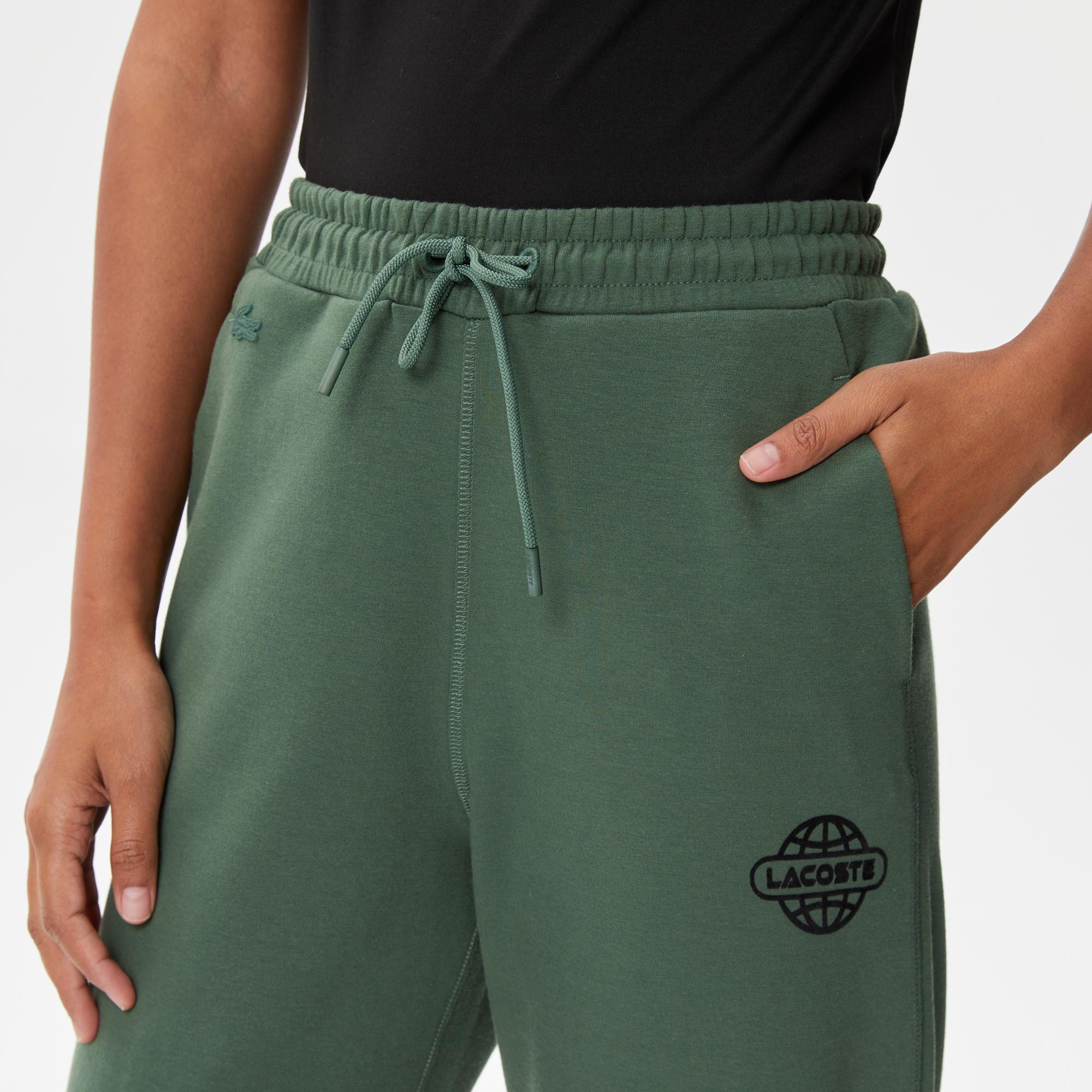 Kadın İspanyol Paça Yeşil Eşofman Altı