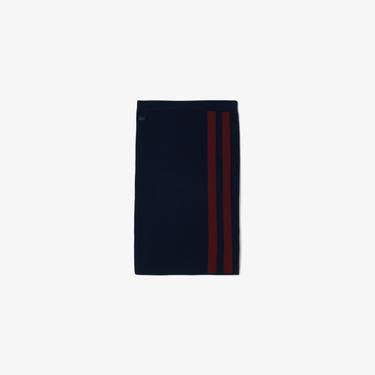  Kadın Skinny Fit Çizgili Lacivert Etek