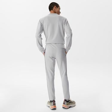  Erkek Relaxed Fit Baskılı Gri Eşofman Altı