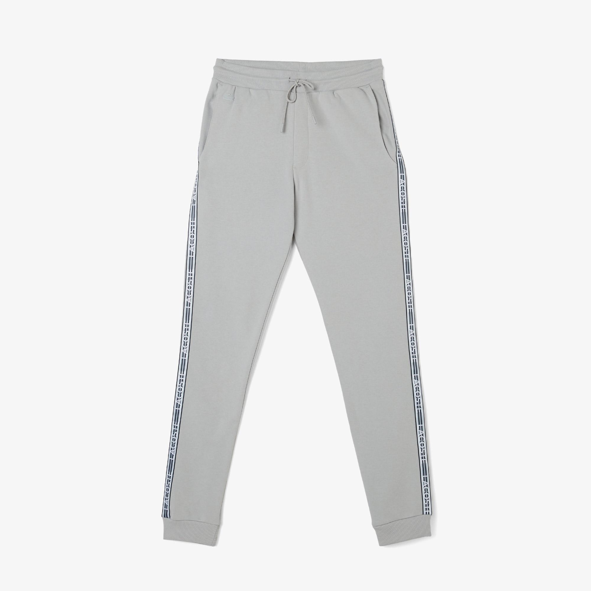 Erkek Relaxed Fit Baskılı Gri Eşofman Altı