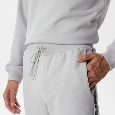  Erkek Relaxed Fit Baskılı Gri Eşofman Altı