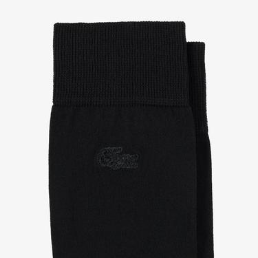  Lacoste Unisex Siyah Çorap