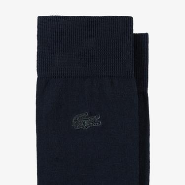  Lacoste Unisex Lacivert Çorap