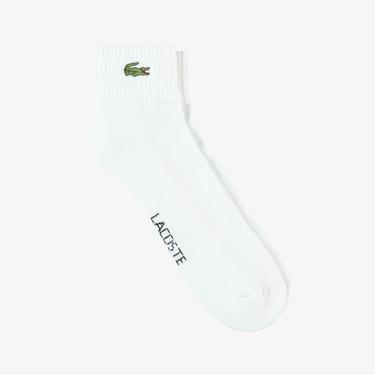  Lacoste Unisex Beyaz Çorap