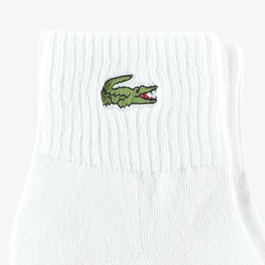  Lacoste Unisex Beyaz Çorap