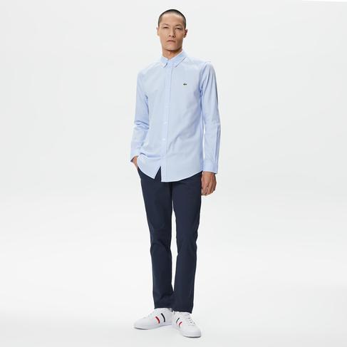  Erkek Slim Fit Baskılı Lacivert Pantolon