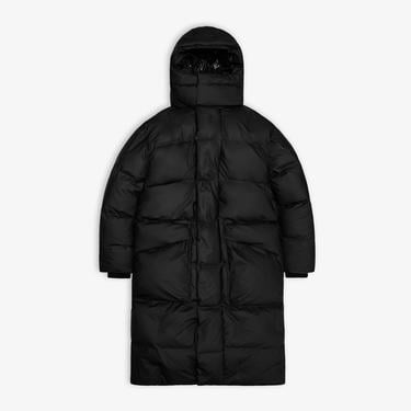  Rains Alta Long Puffer Unisex Siyah Mont
