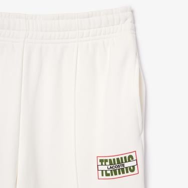  Lacoste Tennis Print Cotton Track Pants
