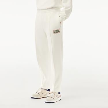  Lacoste Tennis Print Cotton Track Pants