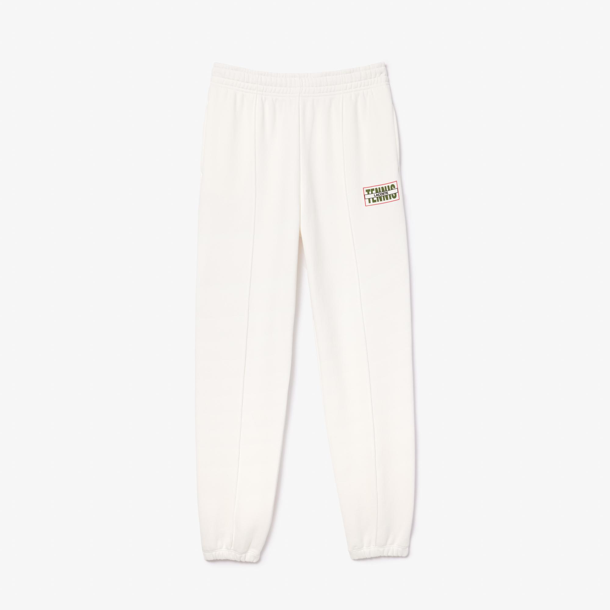Lacoste Tennis Print Cotton Track Pants
