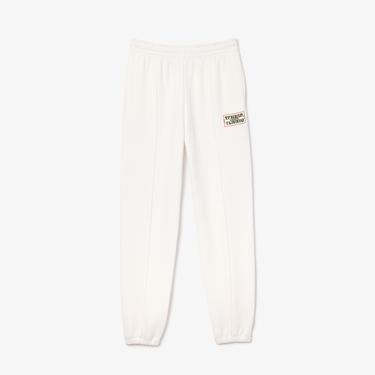  Lacoste Tennis Print Cotton Track Pants