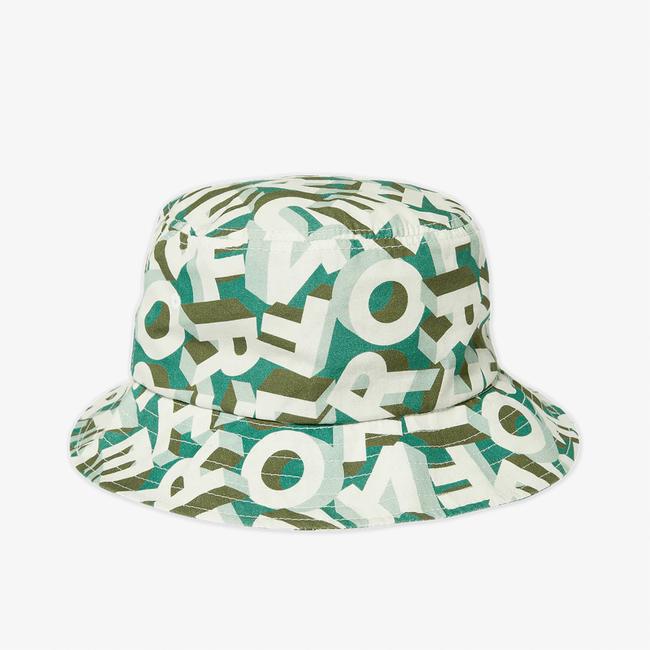  HUF Abecederian Unisex Yeşil Bucket