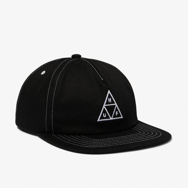  HUF Set Triple Triangle Unisex Siyah Şapka