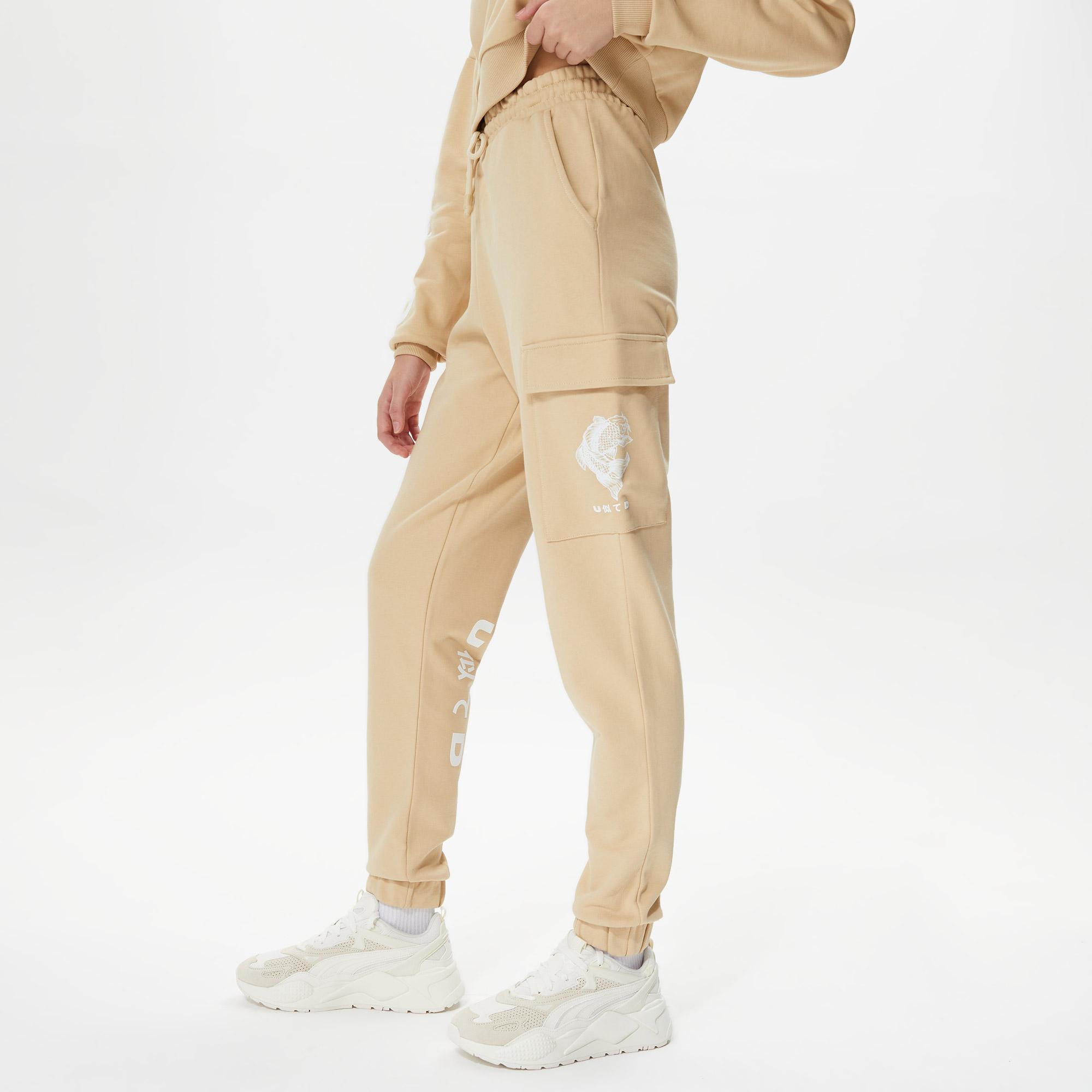 UNITED4 Jpn Kadın Krem Eşofman Altı