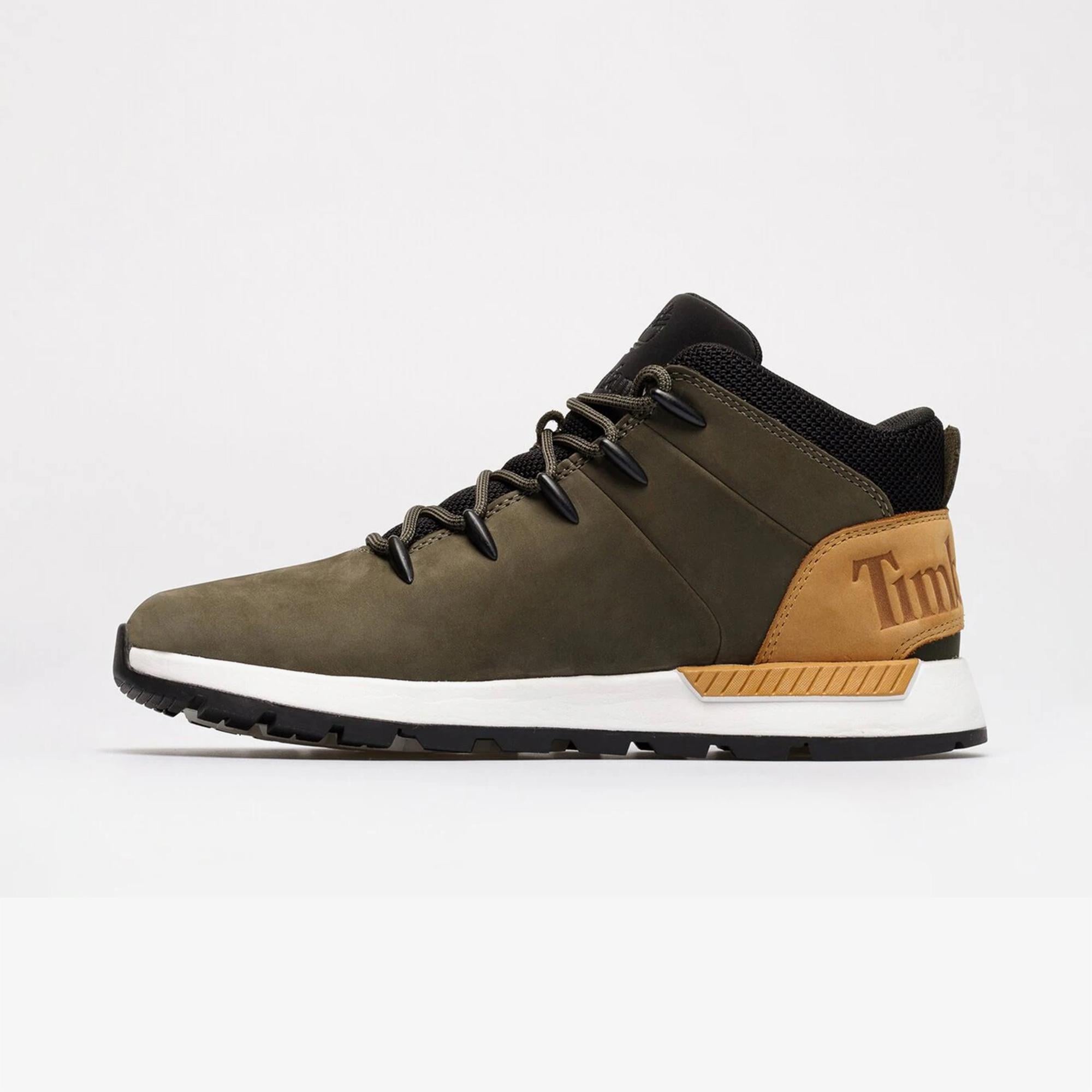 Timberland Mid Lace Up Erkek Haki Bot