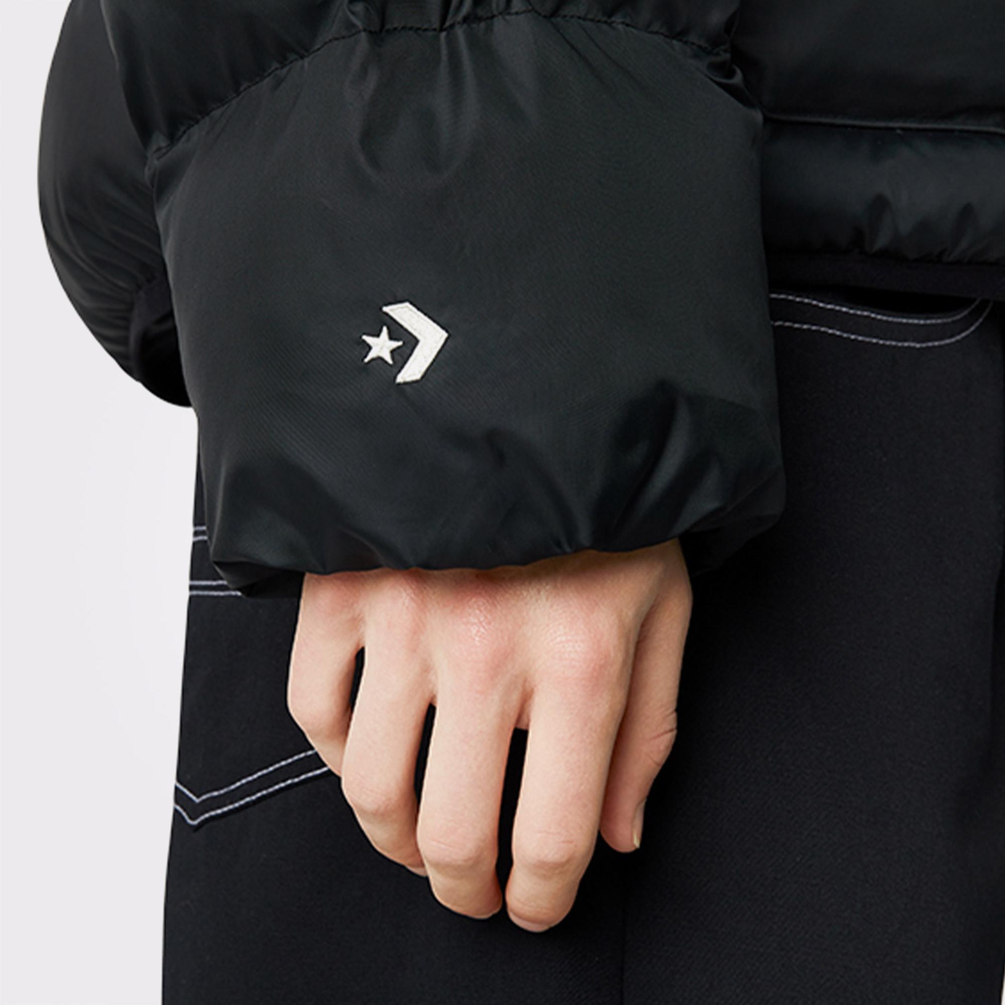 Converse Patch Pocket Puffer Erkek Siyah Mont