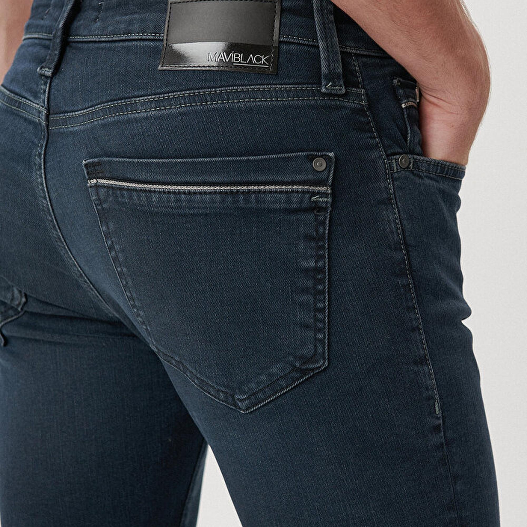 Mavi Marcus Koyu Puslu Mavi Black Jean Pantolon 0035126972