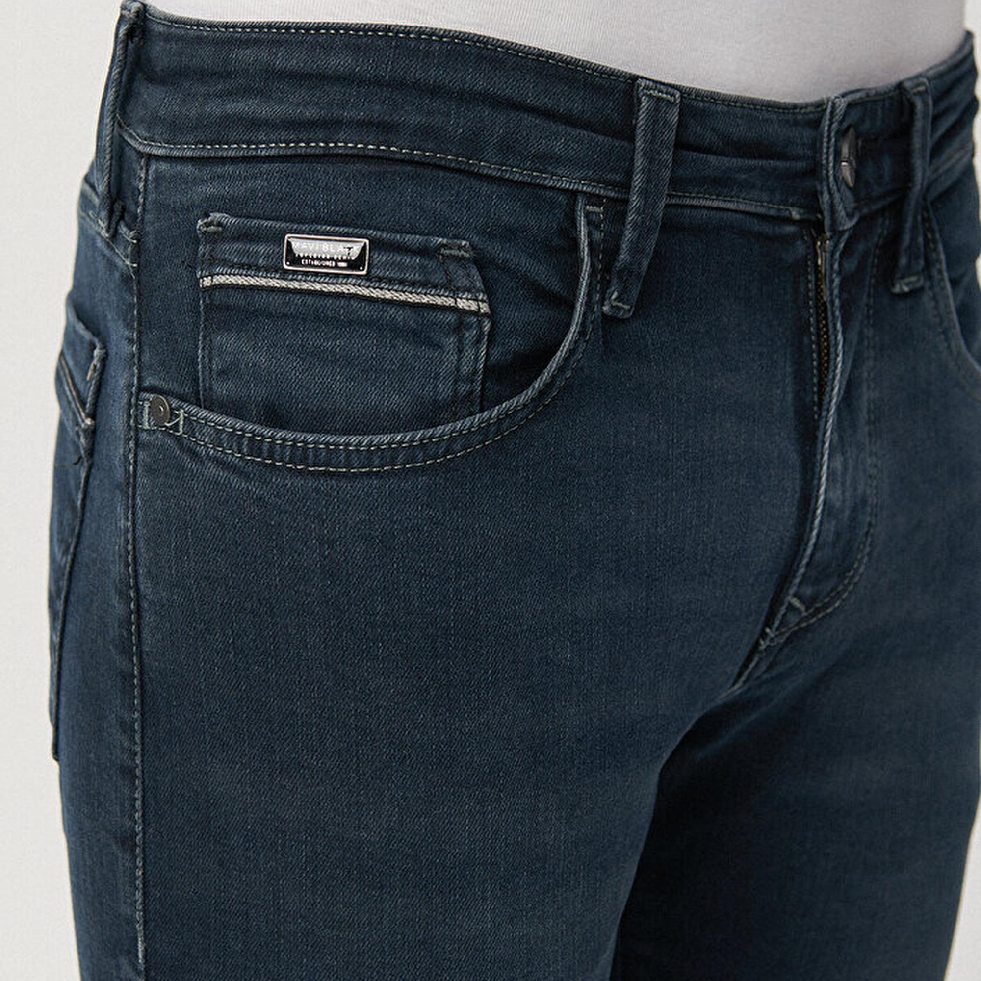 Mavi Marcus Koyu Puslu Mavi Black Jean Pantolon 0035126972