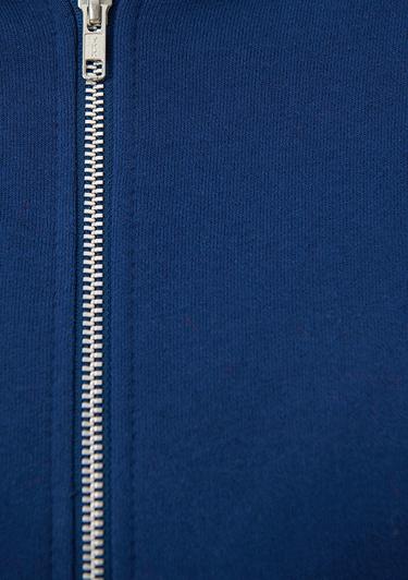  Mavi Fermuarlı Kapüşonlu Lacivert Basic Sweatshirt 1611775-82625