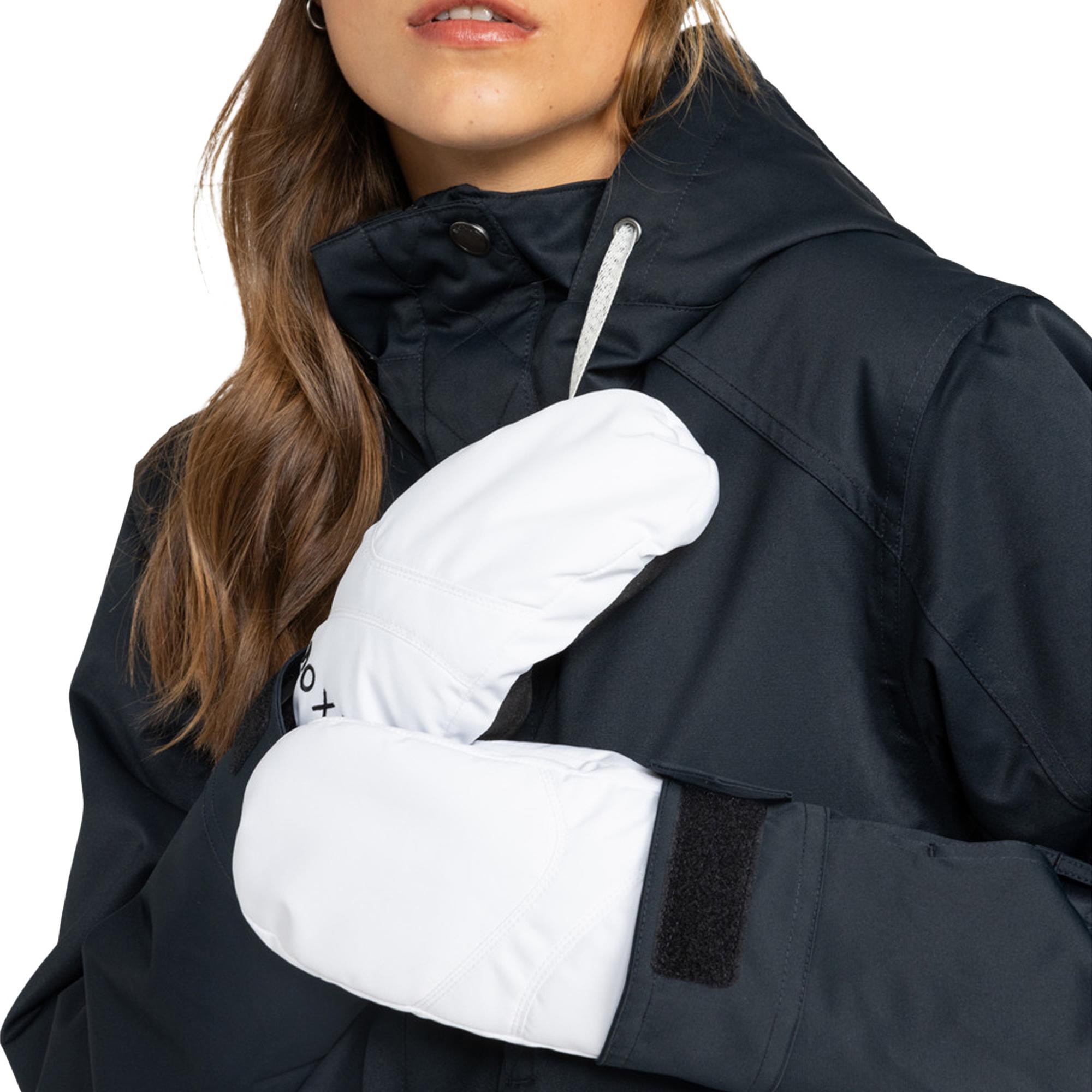 Roxy Roxy Jetty Solid Mitt Kadın Beyaz Eldiven