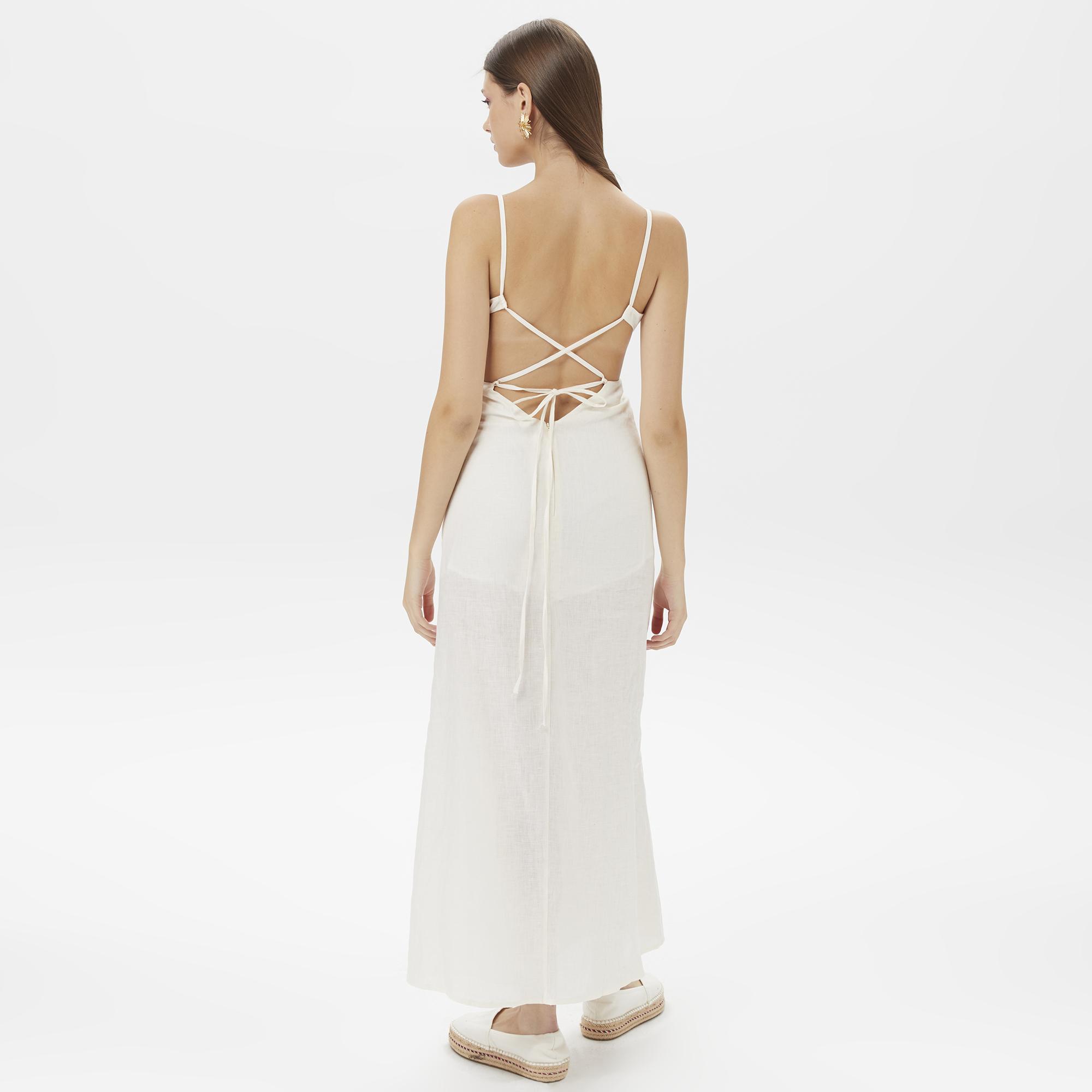 Dahlia Bianca Kelly Kadın Beyaz Elbise