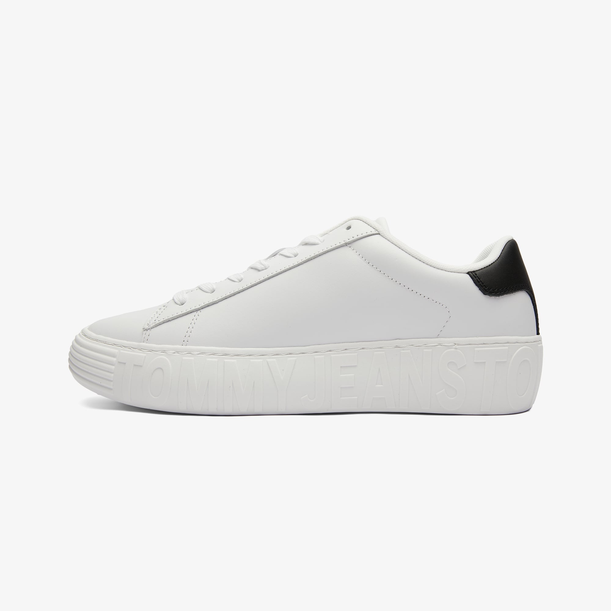 Tommy Hilfiger Tommy Hilfiger Tommy Jeans Leather Outsole Erkek Beyaz Sneaker | FashFed Beyaz - 3. görsel