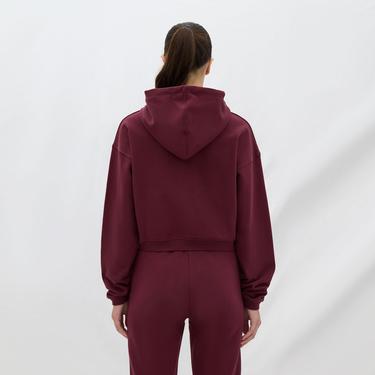  Les Benjamins Essential Kadın Bordo Hoodie