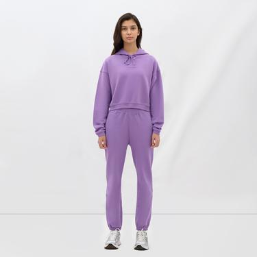  Les Benjamins Essential Kadın Mor Hoodie