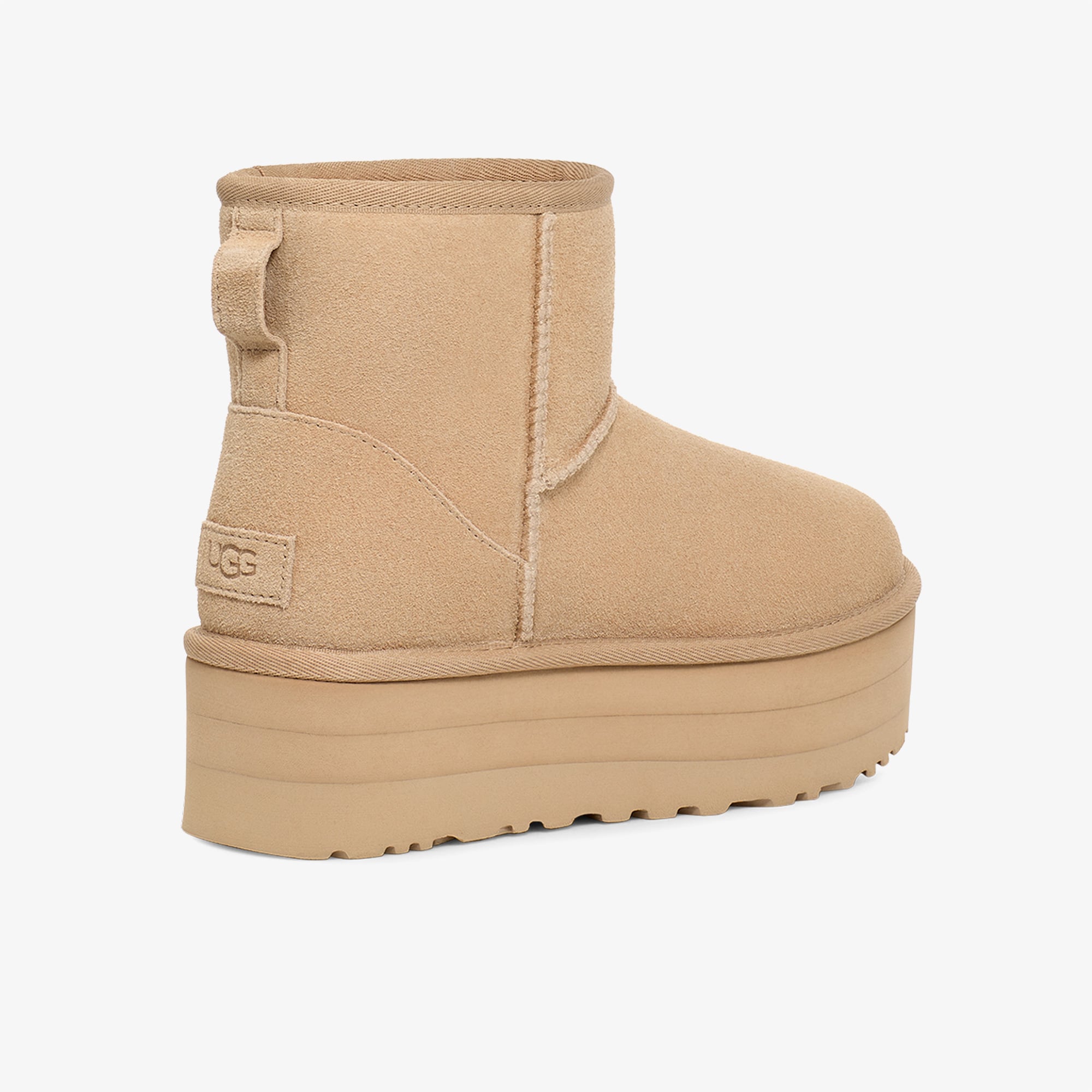 UGG Australia Classic Mini Platform Kadın Krem Bot - Görsel 4
