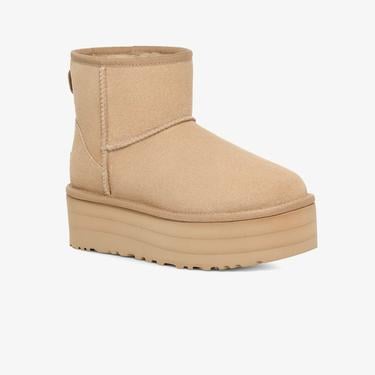  UGG Australia Classic Mini Platform Kadın Krem Bot