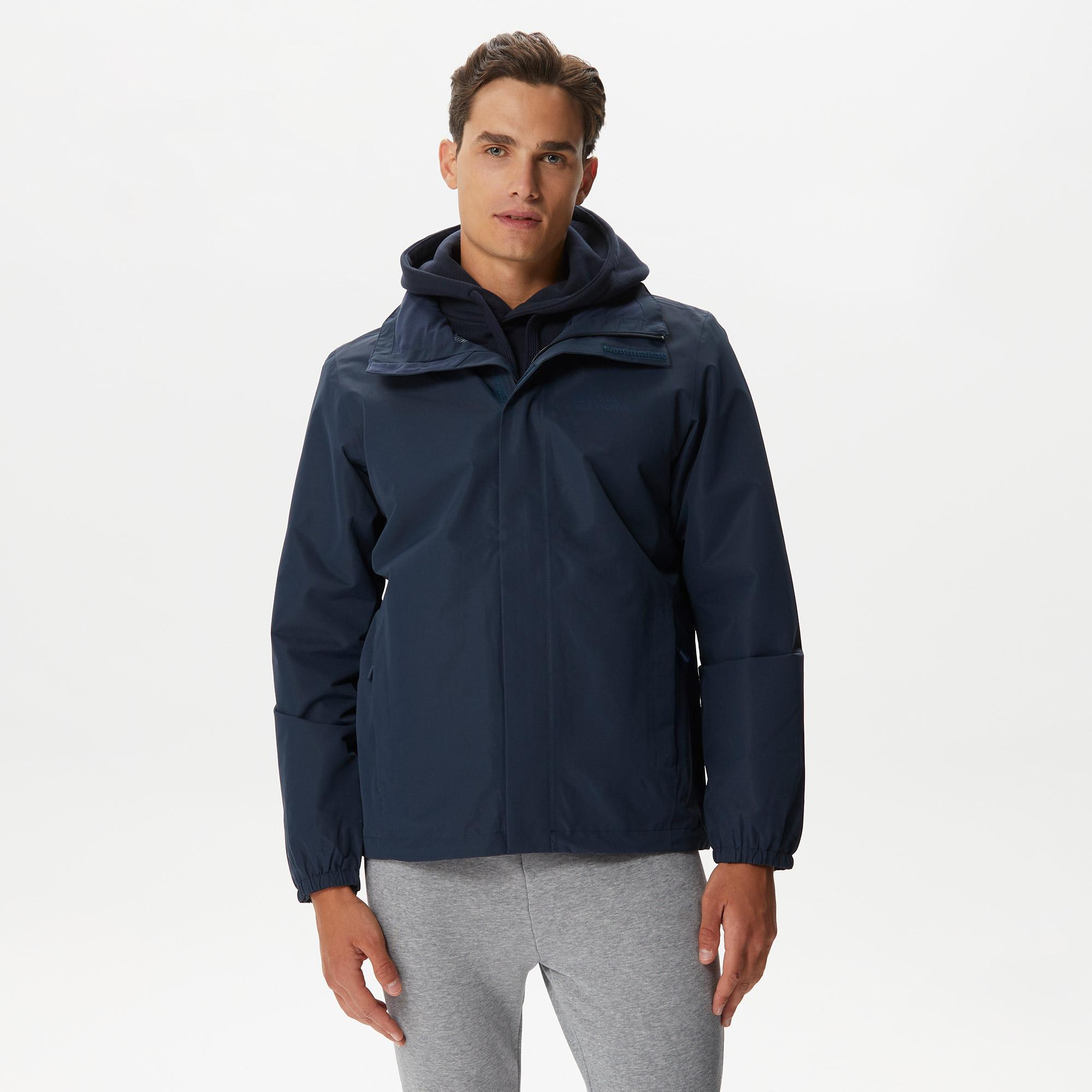 Jack Wolfskin Stormy Point Erkek Siyah Ceket