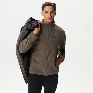  Jack Wolfskin Altenberg 3In1 Erkek Kahverengi Ceket