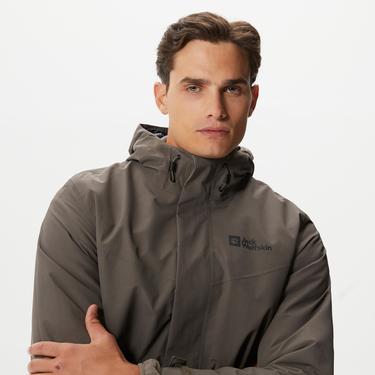  Jack Wolfskin Altenberg 3In1 Erkek Kahverengi Ceket